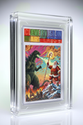 Santa vs Godzilla Card - Side