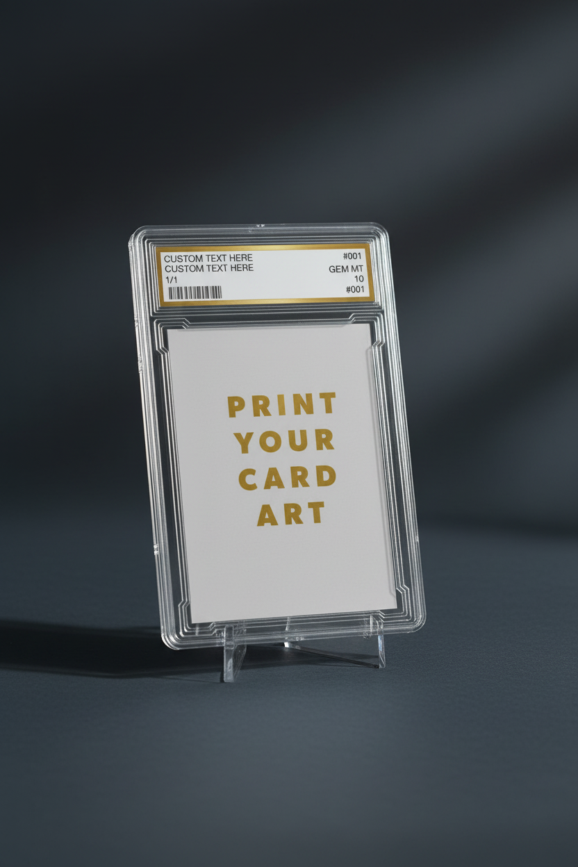 Custom Art Slab Trading Card Commission — Print Your Own Card Art - made by Master Art Printer Mr. Clever Art