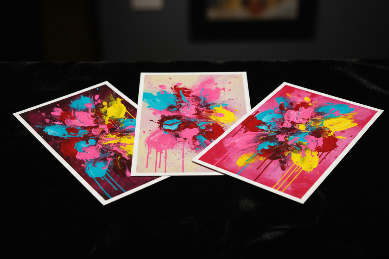 Three Abstract Art Cards